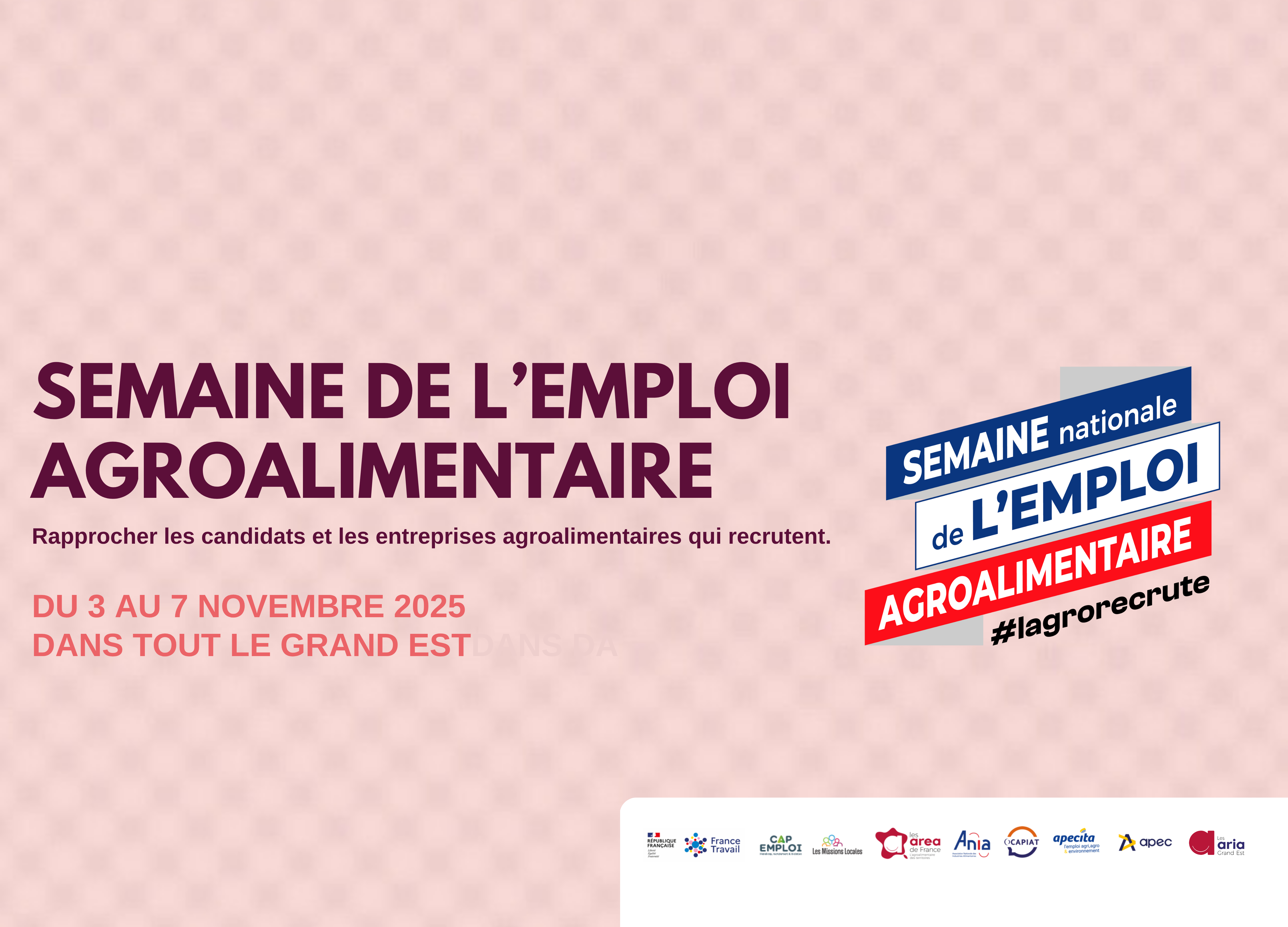 Semaine Nationale de l'Emploi en Agroalimentaire 2025